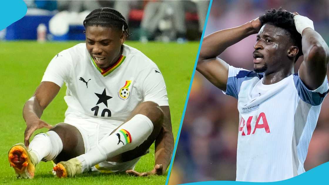 Prophet Telvin Sowah Adjei, Mohammed Kudus, Abu Francis' injury, Ao Tanaka, Abu Francis to miss World Cup, Abu Francis' season over, Abu Francis suffers injury. Prophet Telvin Sowah Adjei, Mohammed Kudus, Abu Francis' injury, Ao Tanaka, Abu Francis to miss World Cup, Abu Francis' season over, Abu Francis suffers injury.