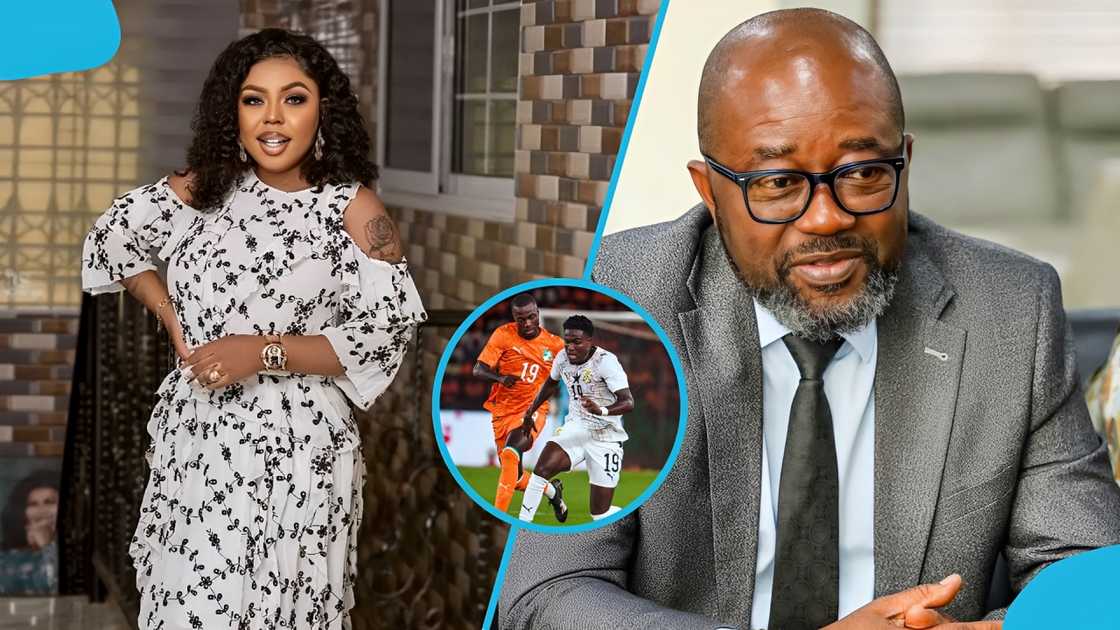 afia schwarzenegger, kurt okraku, afia schwarzenegger kurt okraku, black stars, ghana vs gambia, gfa president resign