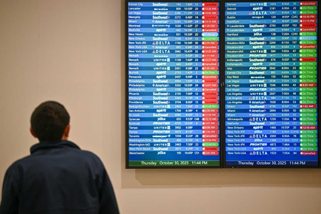 US officials said the scheduled capacity for flights is being cut by 10 percent in 40 busy air traffic areas nationwide US officials said the scheduled capacity for flights is being cut by 10 percent in 40 busy air traffic areas nationwide