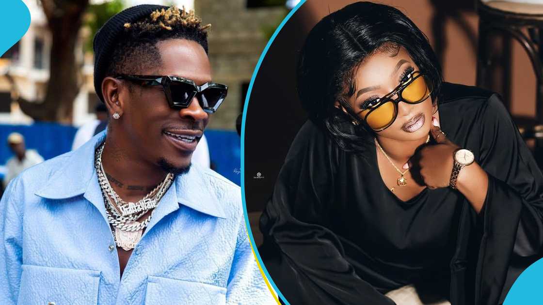 Shatta Wale, Sister Sandy, Shatta Wale and Sister Sandy, Media personality, Shatta Wale's Jo Lese song, Dancehall musician Shatta Wale, Sister Sandy, Shatta Wale and Sister Sandy, Media personality, Shatta Wale's Jo Lese song, Dancehall musician