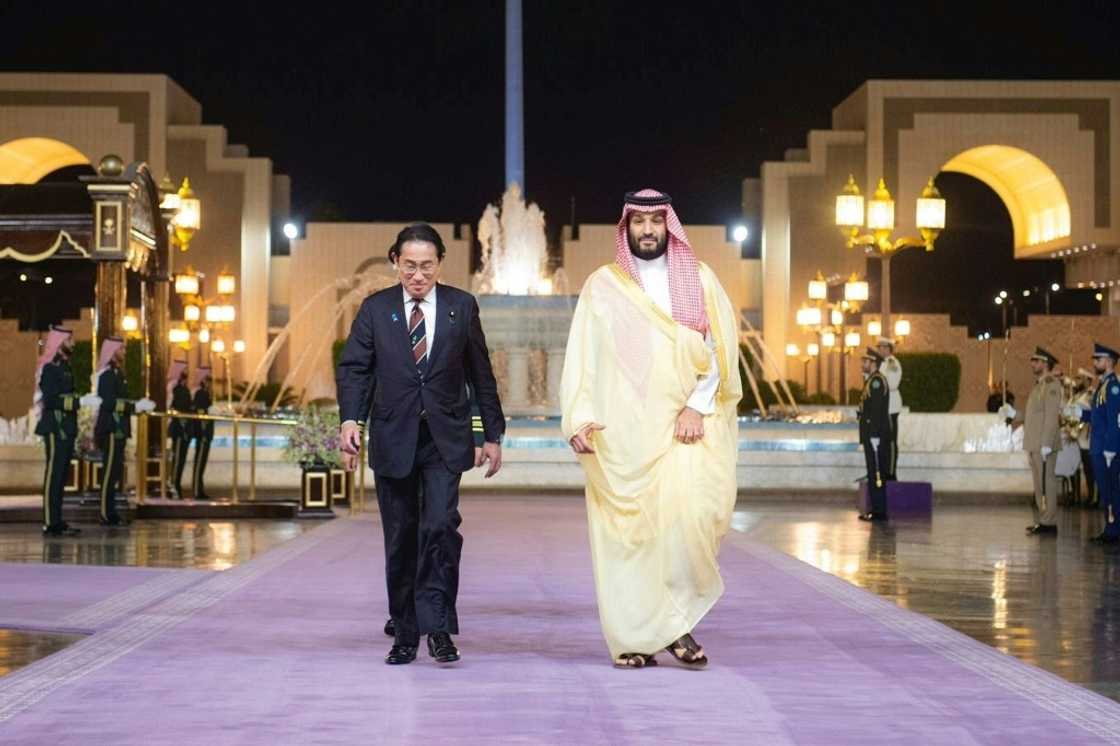 Japan's Prime Minister Fumio Kishida visited Saudi Arabia last year