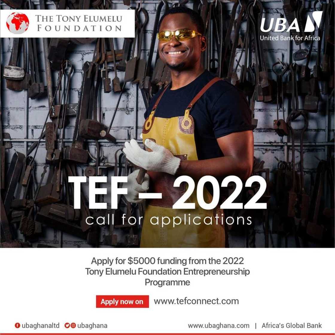 2022 Tony Elumelu Foundation Entrepreneurship Programme Calls On African Entrepreneurs