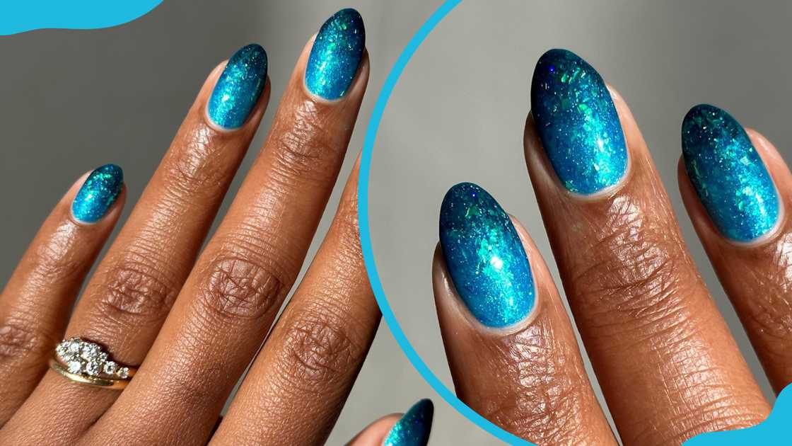 Ocean ombre beach nail designs Ocean ombre beach nail designs