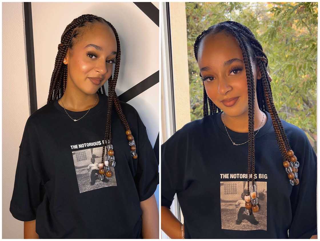 knotless braids with beads knotless braids with beads