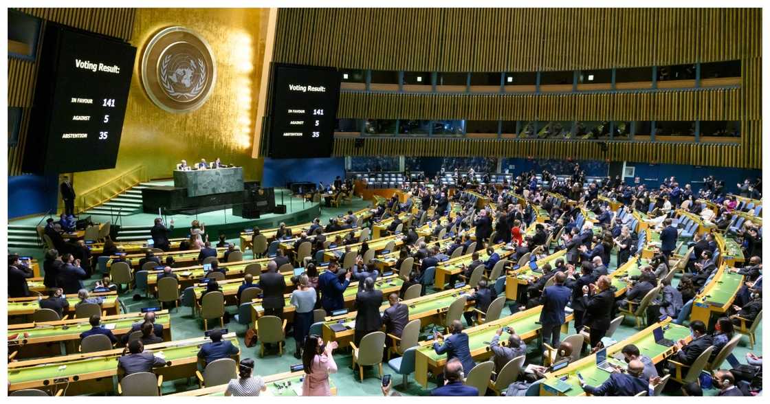 UN General Assembly meeting UN General Assembly meeting