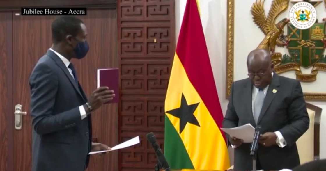 Akufo-Addo finally swears in Kissi Agyebeng as Ghana's 2nd Special Prosecutor