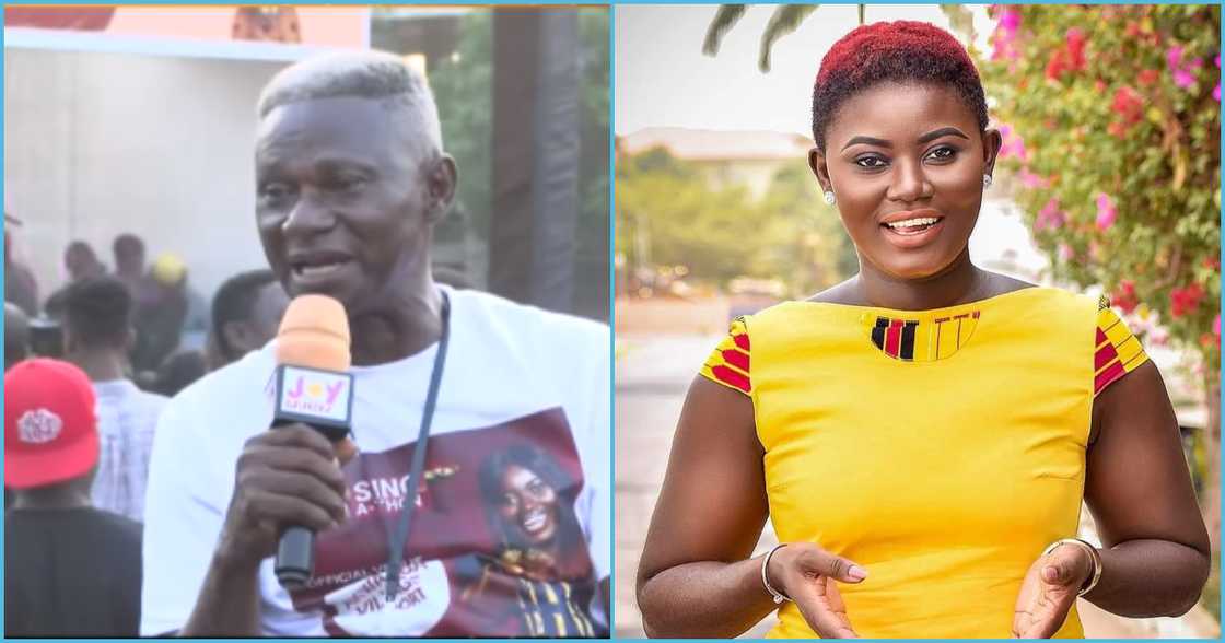 Photo of Afua Aduonum and her dad Photo of Afua Aduonum and her dad