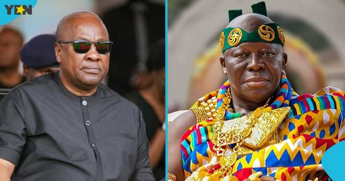 President John Mahama, Otumfuo Osei Tutu II, the Asantehene, Bawku conflict, mediation report.