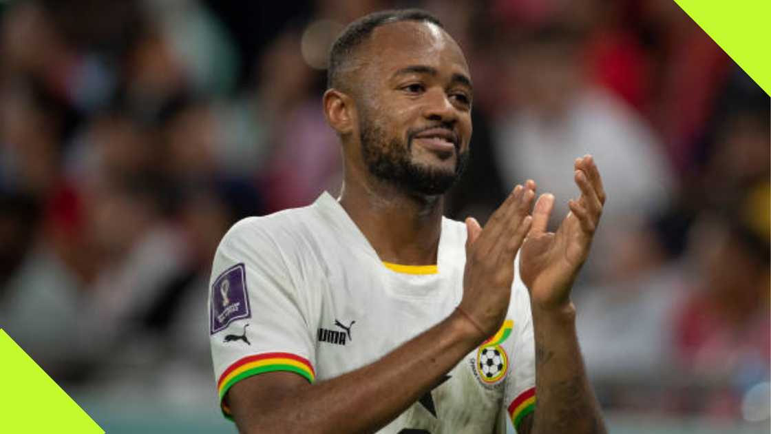 Jordan Ayew in action for the Black Stars. Jordan Ayew in action for the Black Stars.