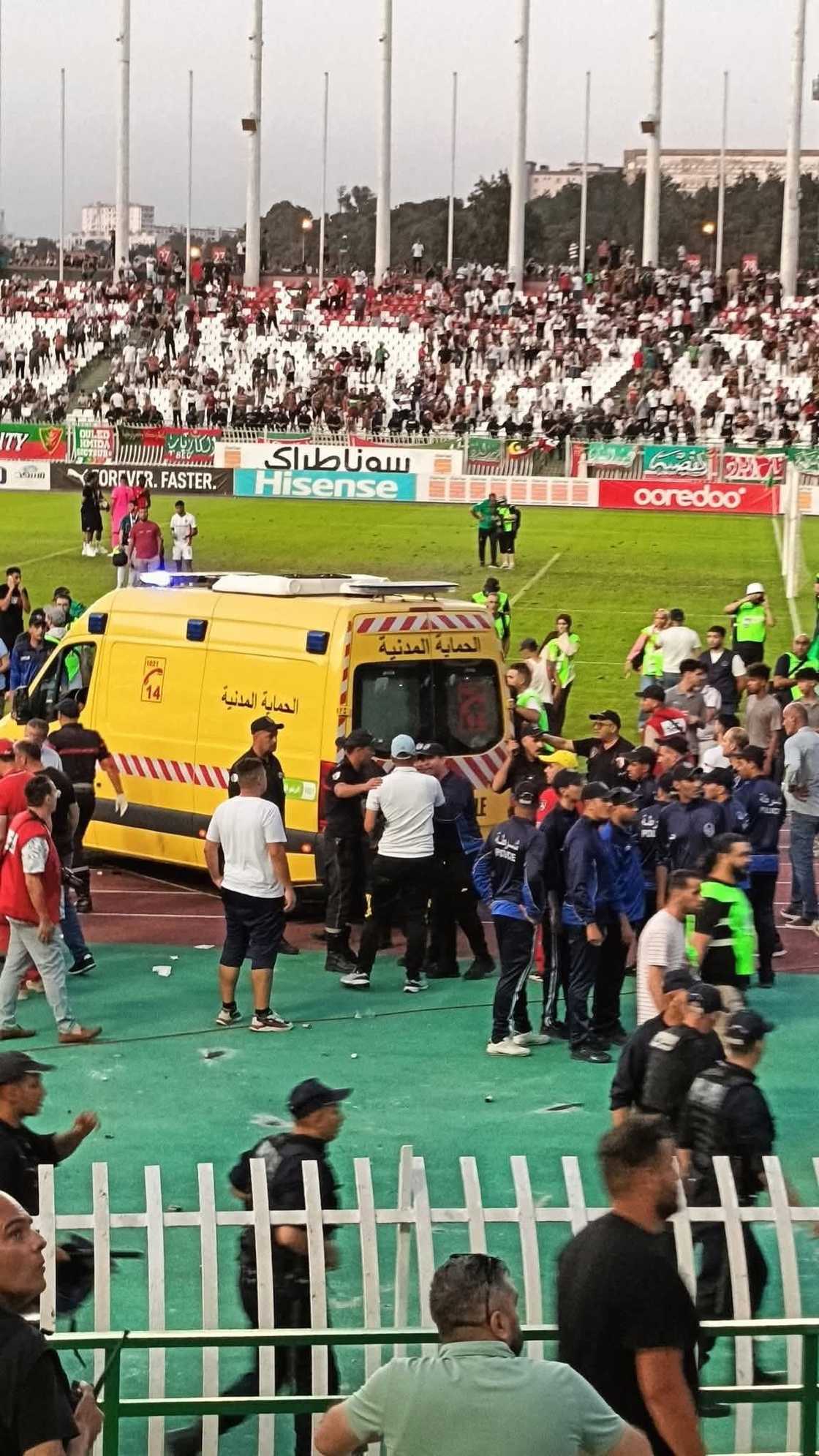 Algeria stadium disaster, MC Alger vs Magra Algeria stadium disaster, MC Alger vs Magra