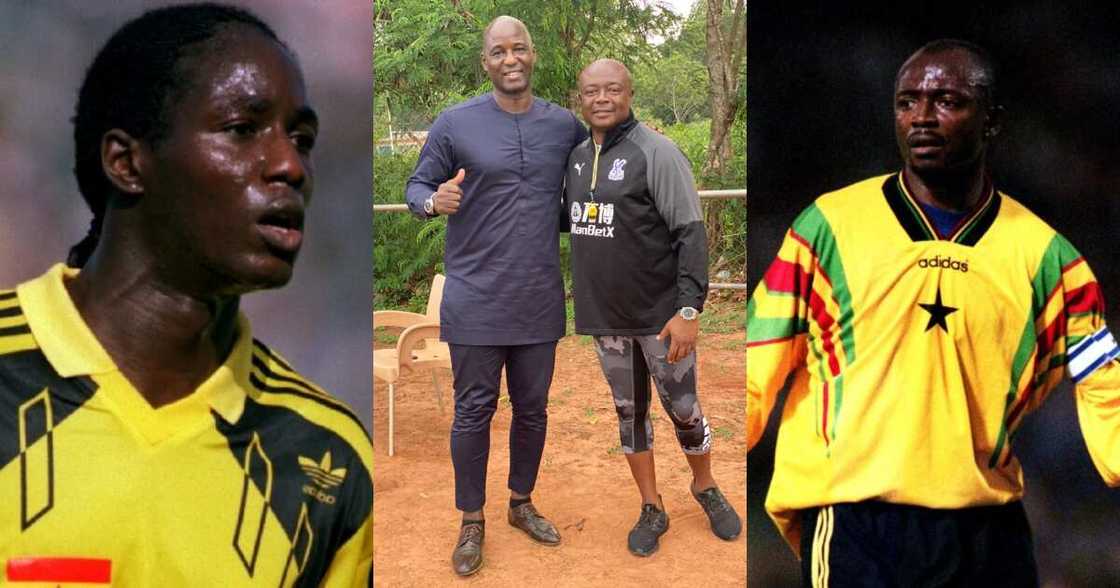 My captain, my hero - Anthony Baffoe returns home after CAF job to meet old friend Abedi Pele My captain, my hero - Anthony Baffoe returns home after CAF job to meet old friend Abedi Pele