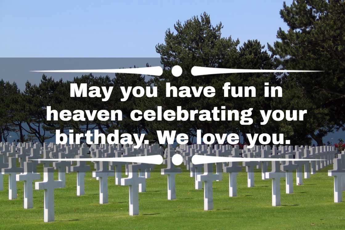 Happy birthday in heaven Happy birthday in heaven