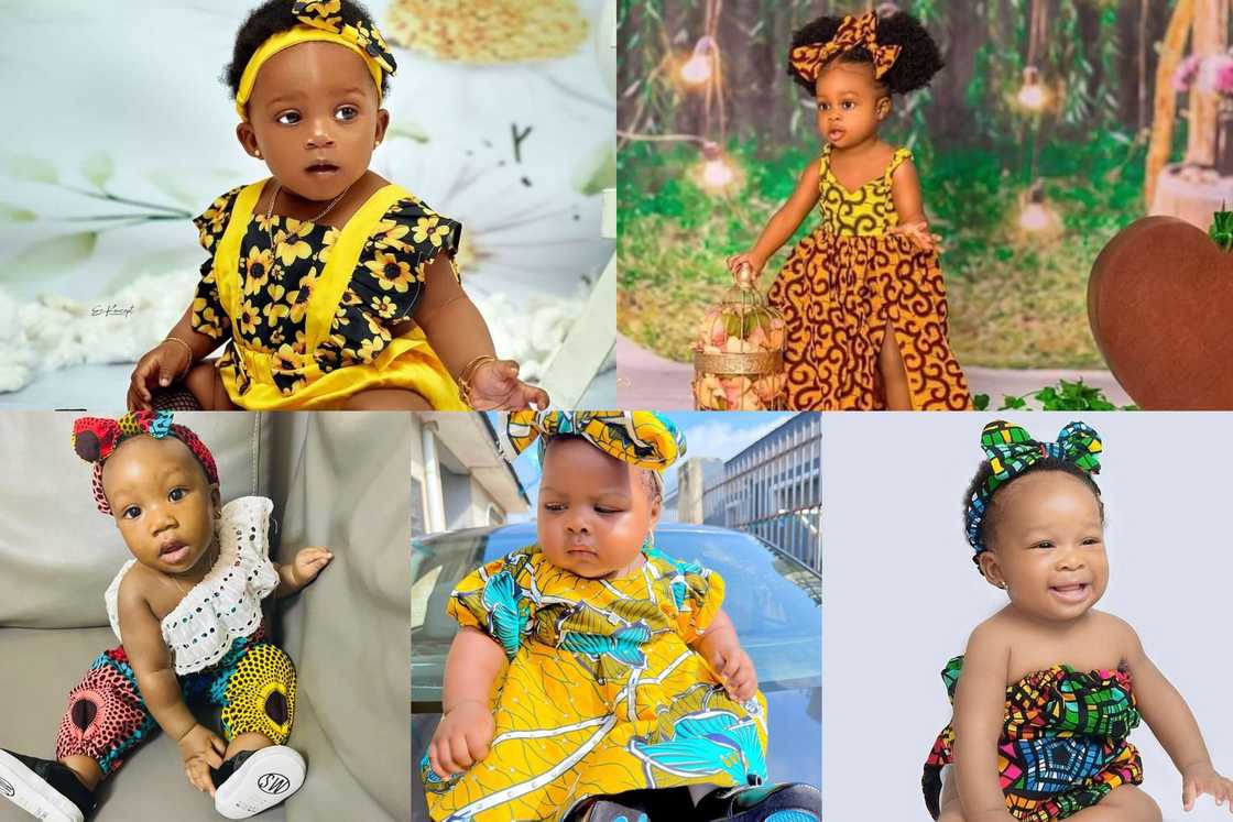 little girl baby girl ankara styles