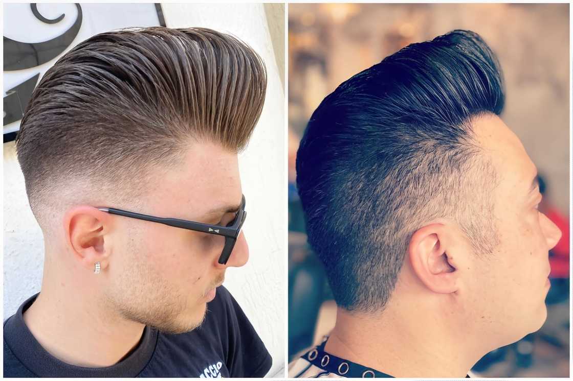 Pompadour hairstyle