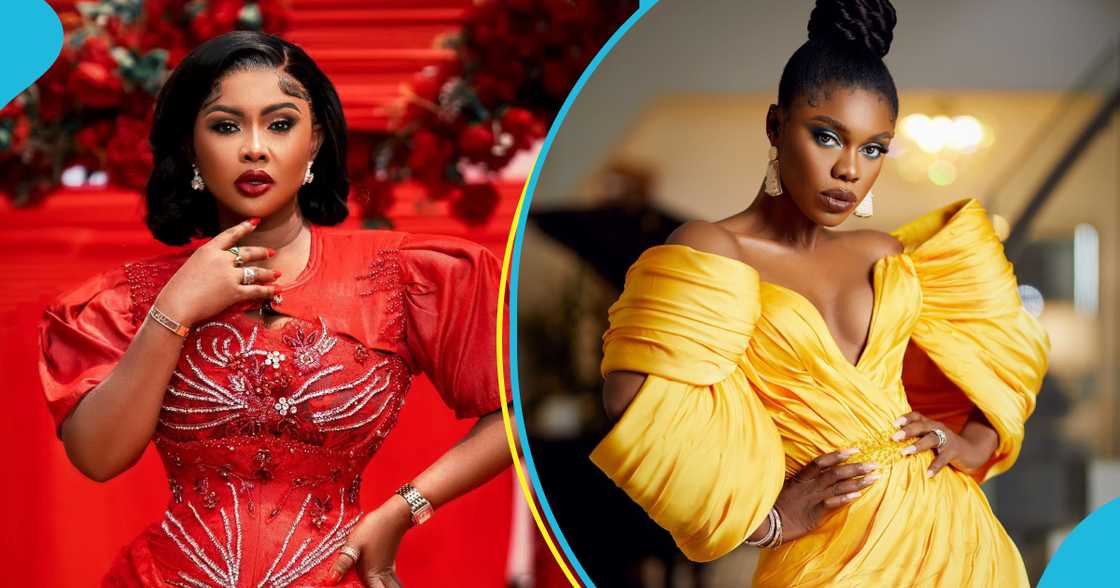 Nana Ama McBrown and Becca Nana Ama McBrown and Becca