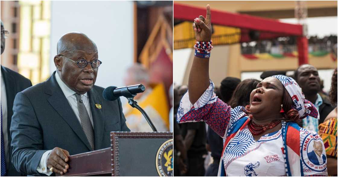 Nana Akufo-Addo is hopeful thata God will back his efforts to revive Ghana's economy.