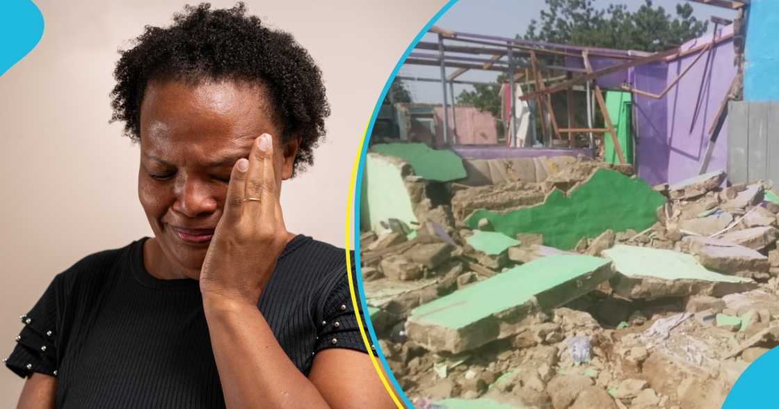 Pregnant woman dies at Budumburam after home is demolished with her inside Pregnant woman dies at Budumburam after home is demolished with her inside