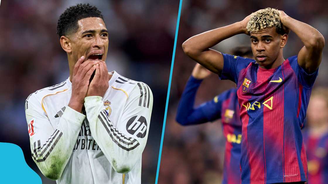 Real Madrid, Real Madrid beat Barcelona, El Clasico, Jude Bellingham, Bellingham shades Yamal, Lamine Yamal. Real Madrid, Real Madrid beat Barcelona, El Clasico, Jude Bellingham, Bellingham shades Yamal, Lamine Yamal.