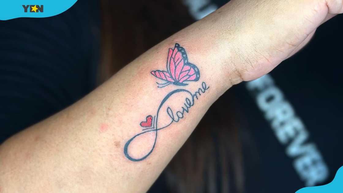 Infinity butterfly tattoo Infinity butterfly tattoo