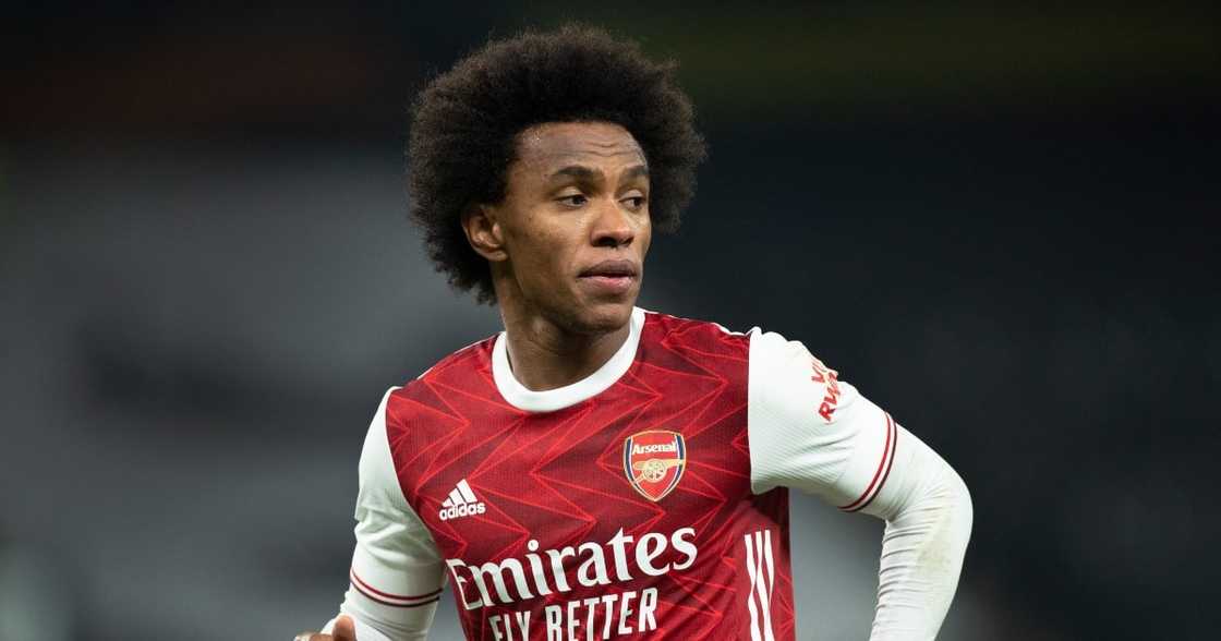 Willian, now a former Arsenal star Willian, now a former Arsenal star