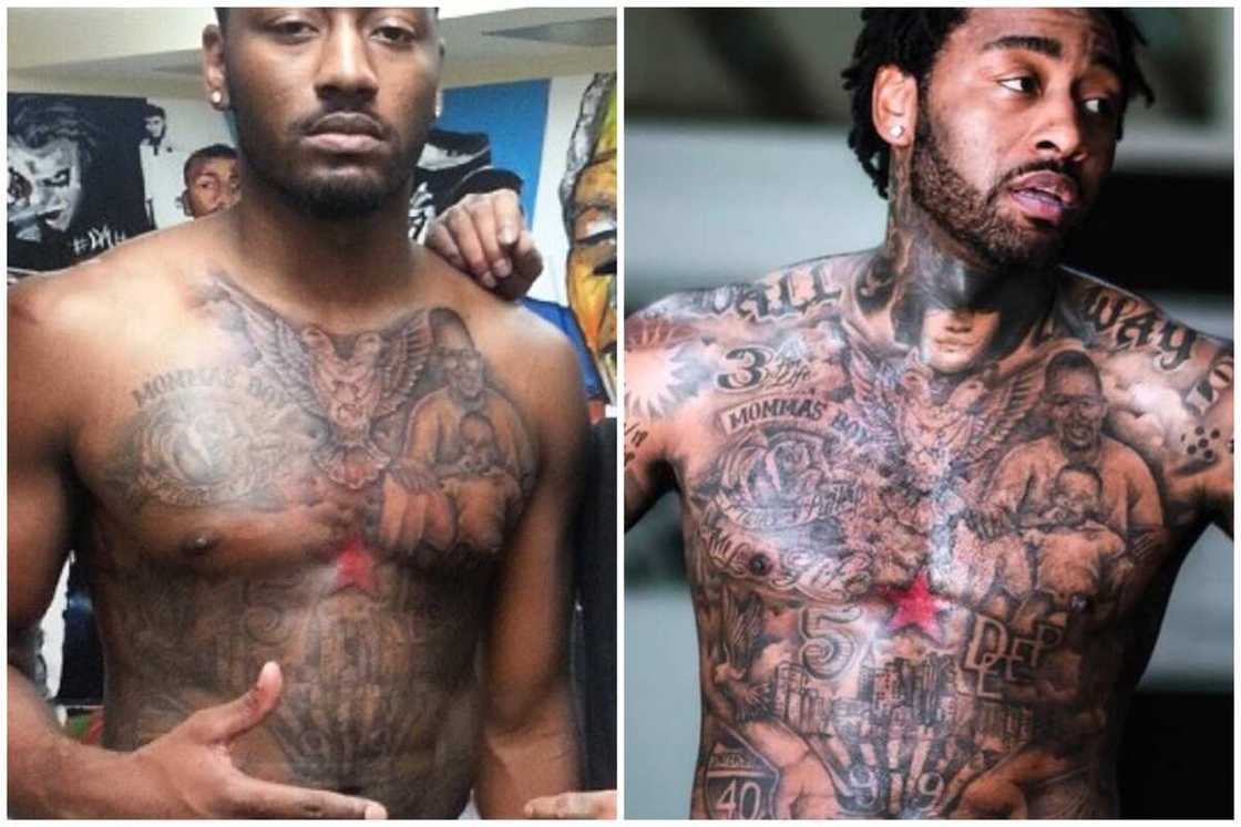 John Wall tattoos