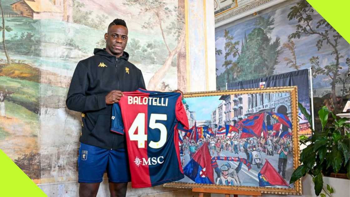 Mario Balotelli has joined Genoa CFC.