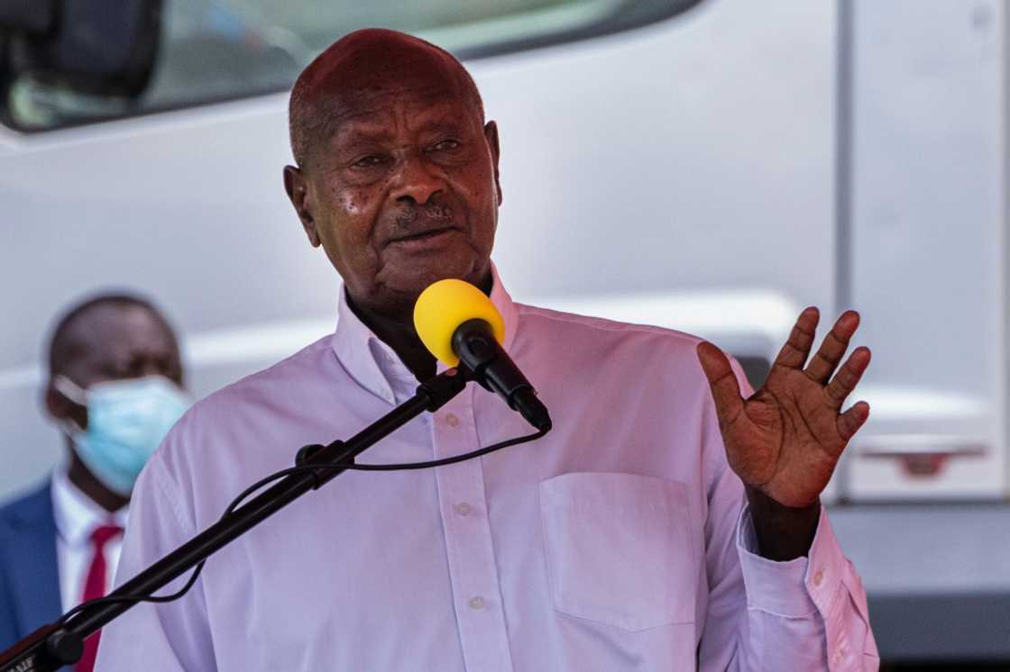 Museveni rebuked his son for "meddling in the affairs" in Kenya and speaking publicly about political matters Museveni rebuked his son for "meddling in the affairs" in Kenya and speaking publicly about political matters