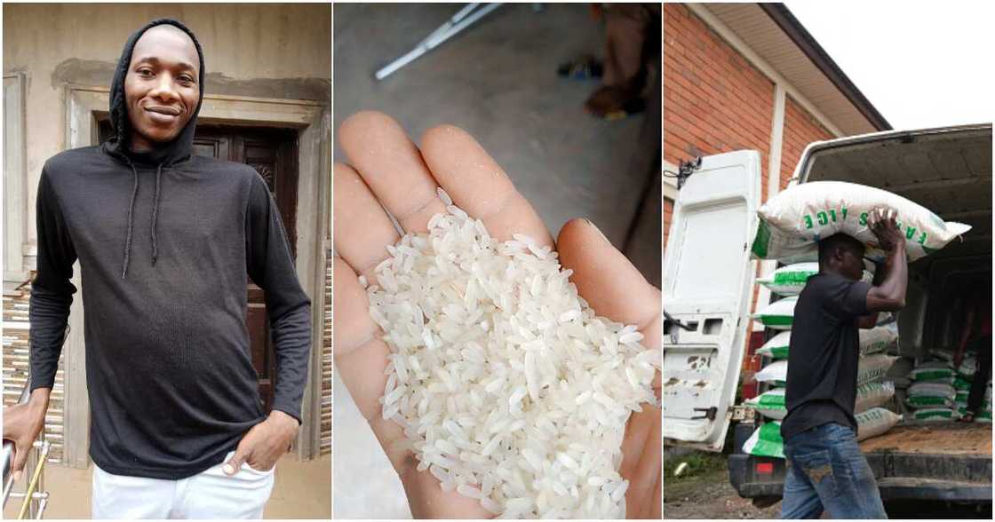 Nigerian man sets up rice mill, begins selling 50kg bag of rice at N58k Nigerian man sets up rice mill, begins selling 50kg bag of rice at N58k