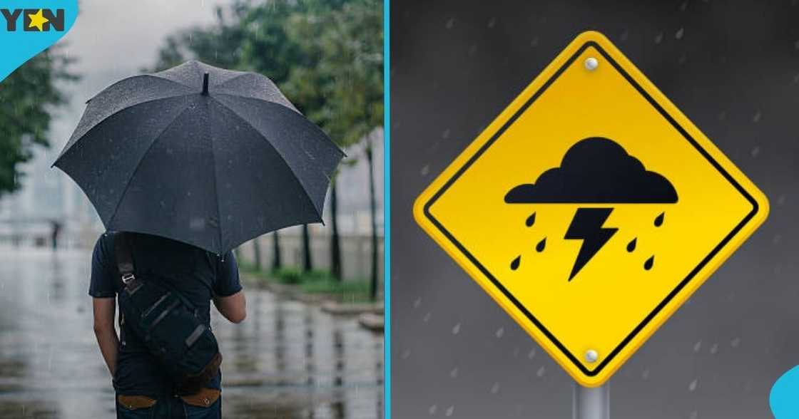 The Ghana Meteorological Agency, GMet, forecast a mix of mist, sunshine, thunderstorms, heavy rain, downpour, bad weather, Ghana weather update