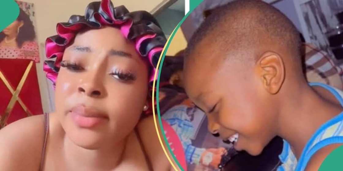 Video shows 4-year-old boy talking to his girlfriend Video shows 4-year-old boy talking to his girlfriend