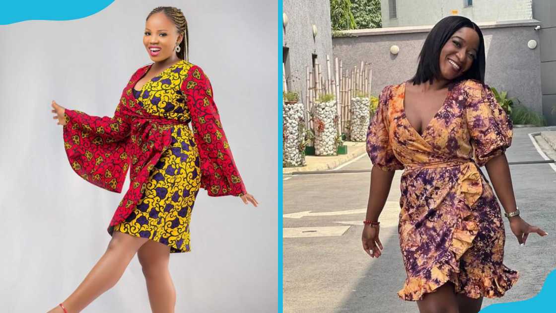 Ankara warp dresses Ankara warp dresses