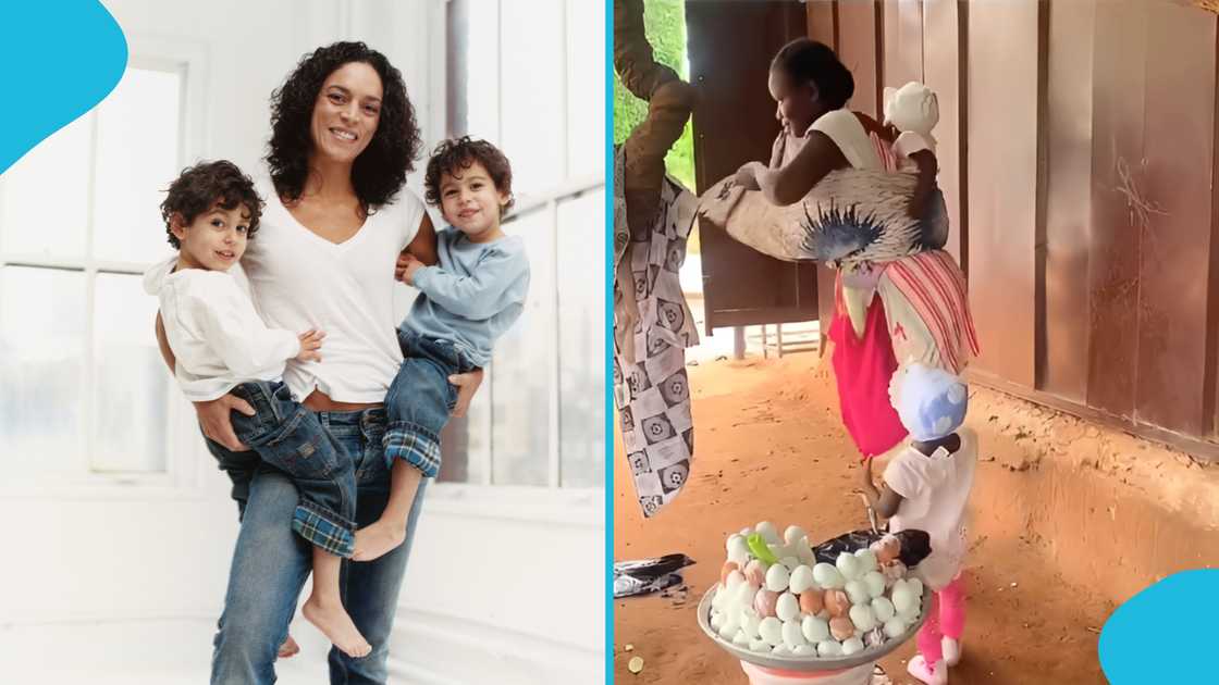 Twin mum, Mother of twins, Toddlers, Nkosua ne meko, Egg and pepper, Motherhood, Superwoman.