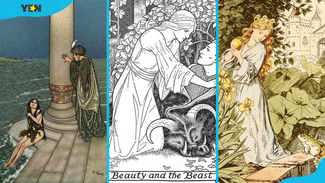 The Little Mermaid, Beauty and the Beast, and The Frog Prince