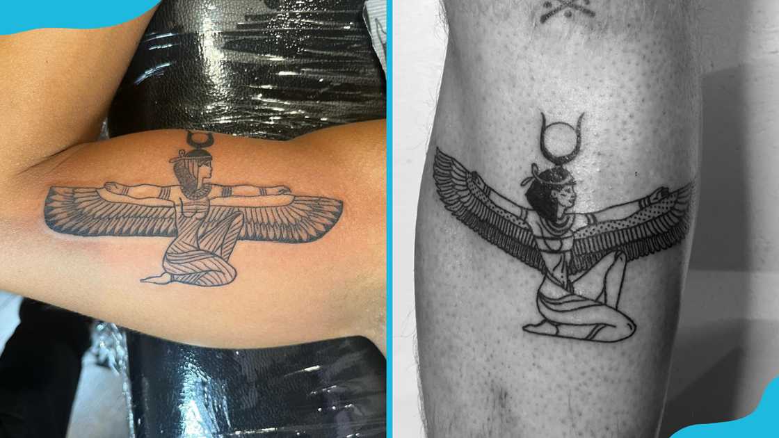 Goddess Isis tattoos Goddess Isis tattoos