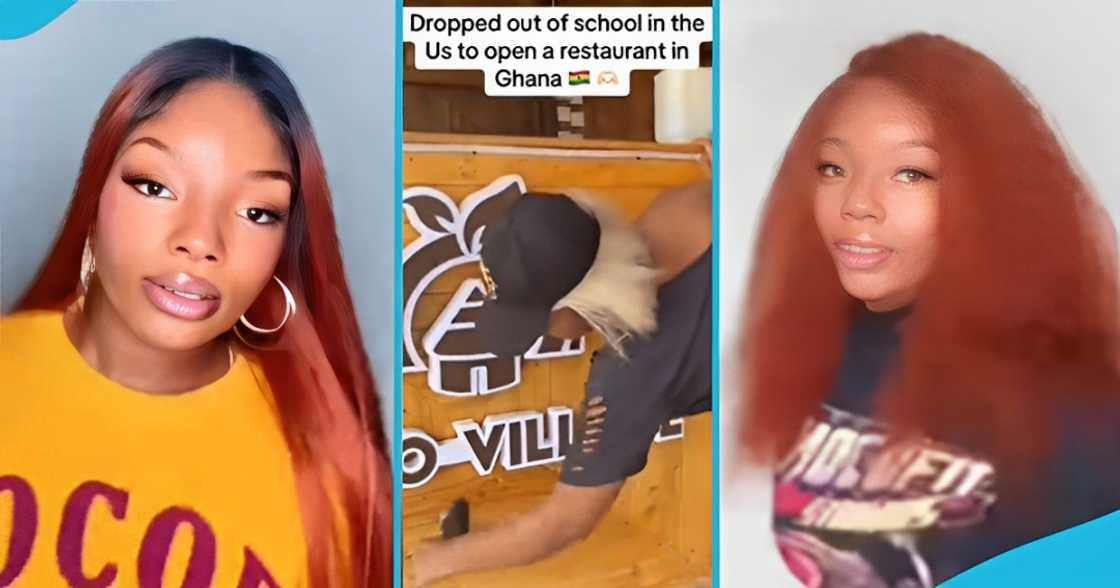 African-American woman, restaurant, Ghana, education, school dropout African-American woman, restaurant, Ghana, education, school dropout