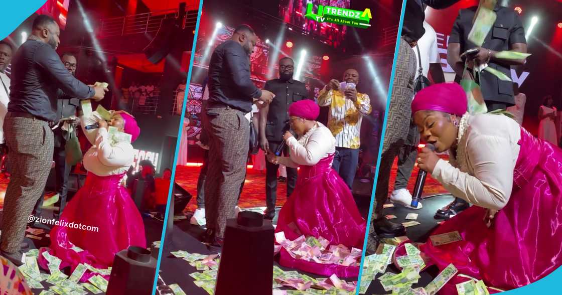 Prophet Boahen sprays money on Empress Gifty at her headline concert
