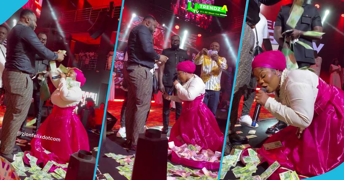 Prophet Boahen sprays money on Empress Gifty at her headline concert Prophet Boahen sprays money on Empress Gifty at her headline concert