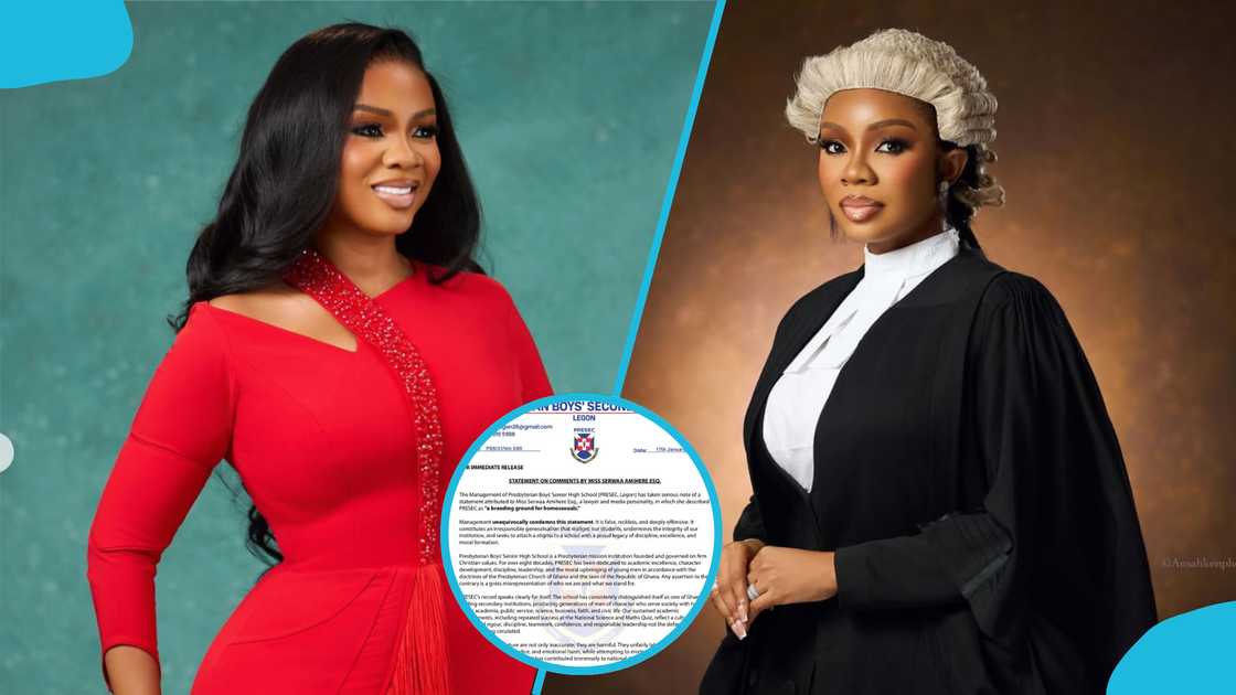 Serwaa Amihere, PRESEC, Dr Ofori Sarpong, Ghanaian media personalities, Ghanaian celebrities, Ghanaian lawyere