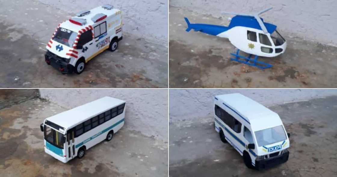 Qiniso Gwamanda, Cars, Toys, Cardboard boxes, Social media reactions, Mini vehicles, Toymaker Qiniso Gwamanda, Cars, Toys, Cardboard boxes, Social media reactions, Mini vehicles, Toymaker