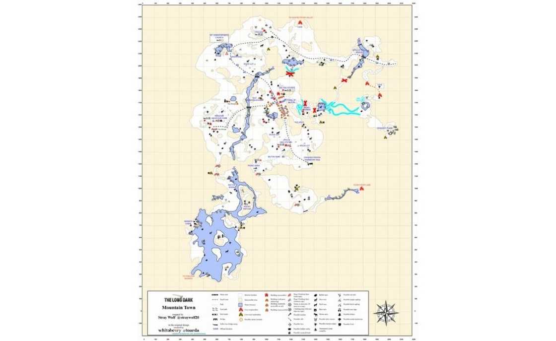 The long dark map