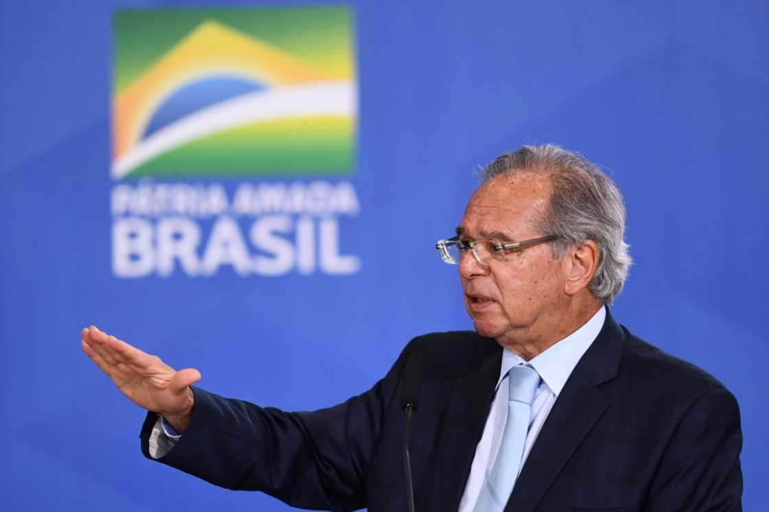 Brazilian Minister of Economy Paulo Guedes -- seen here in June 2022 -- has reopened old wounds with France over Amazonian forest fires by using some decidedly undiplomatic language in a recent speech Brazilian Minister of Economy Paulo Guedes -- seen here in June 2022 -- has reopened old wounds with France over Amazonian forest fires by using some decidedly undiplomatic language in a recent speech