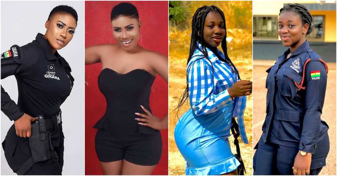 Ama Serwaa, Maya, Thick Girl Vonny, and other beautiful police officers of 2020 (photos) Ama Serwaa, Maya, Thick Girl Vonny, and other beautiful police officers of 2020 (photos)