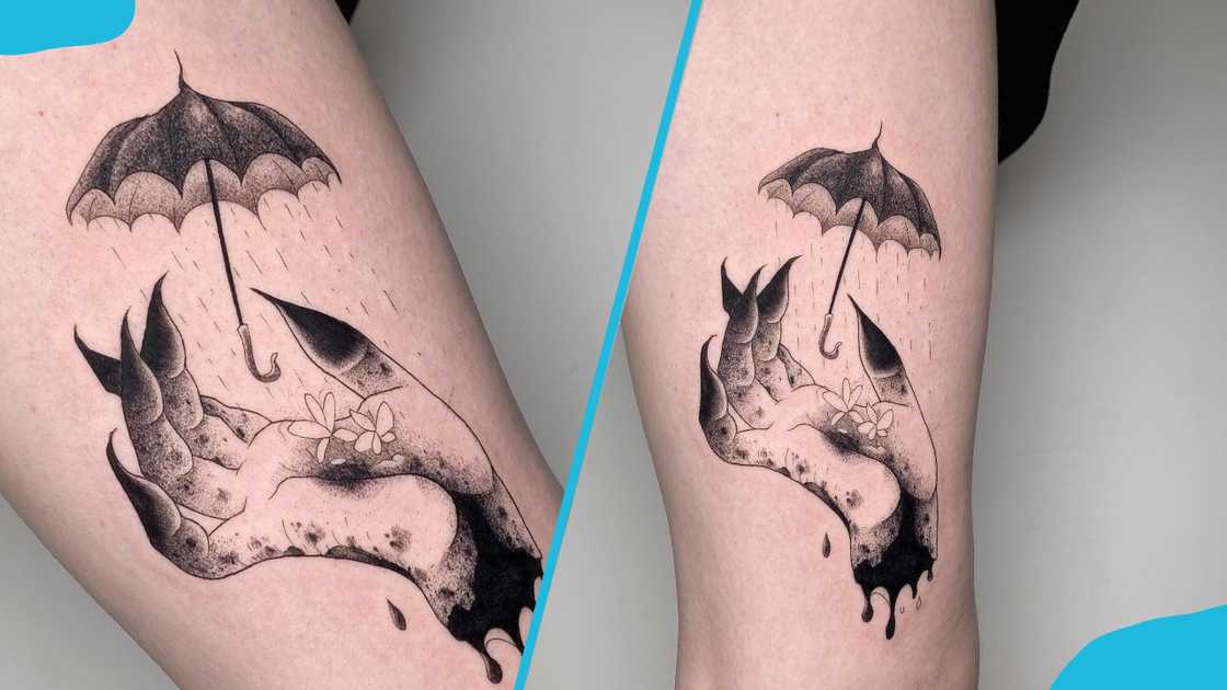 Sheltered bloom tattoo Sheltered bloom tattoo