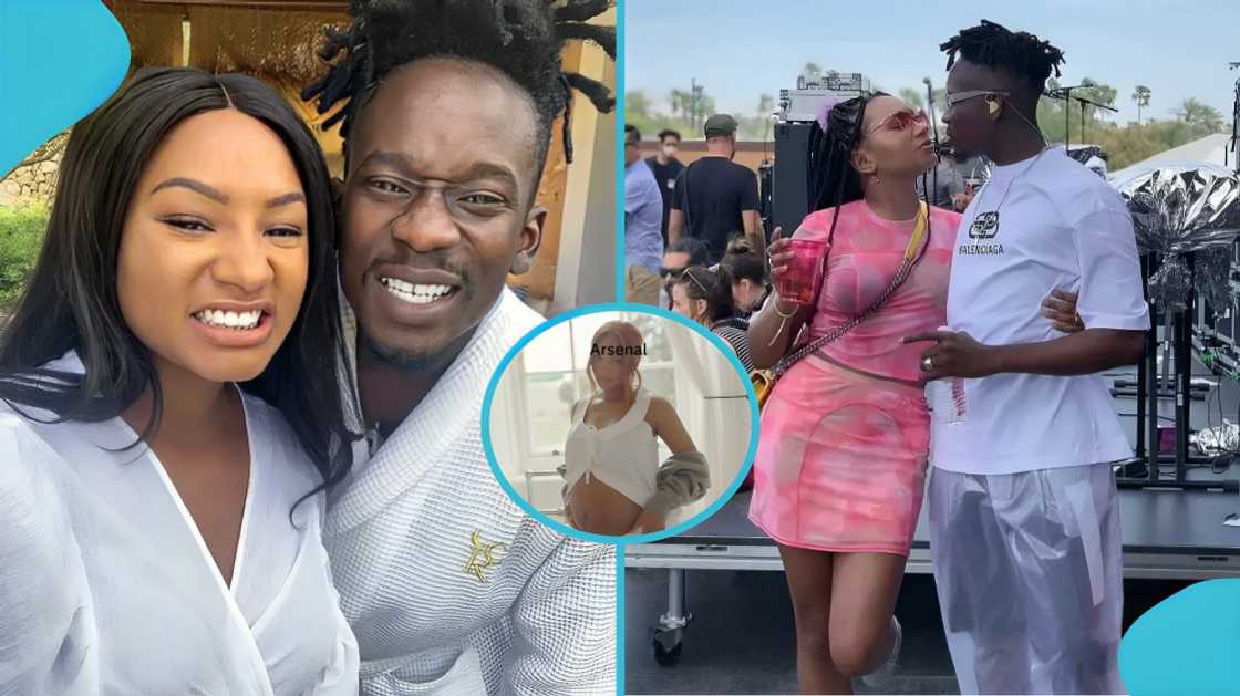 Temi Otedola, Mr Eazi, expecting first child, celebrity couple, baby bump photos, congratulatory messages, parenthood journey Temi Otedola, Mr Eazi, expecting first child, celebrity couple, baby bump photos, congratulatory messages, parenthood journey