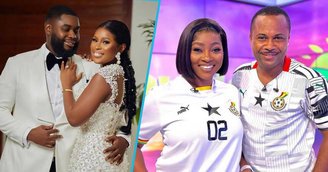 Berla Mundi and her husband and her cohosts of TV3 New Day