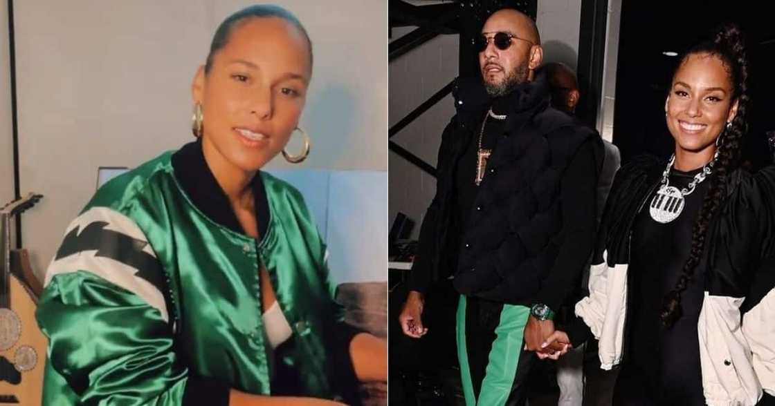 Alicia Keys, Swizz Beatz, open doors, posh crib, pics