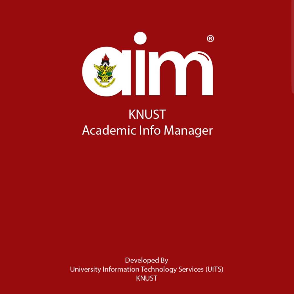 KNUST AIM app