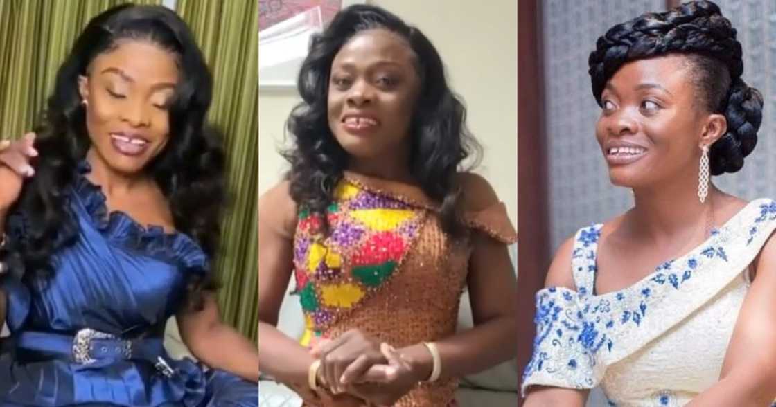 Gospel Singer Diana Asamoah Spotted Suffocating in new Video over too tight dress Gospel Singer Diana Asamoah Spotted Suffocating in new Video over too tight dress
