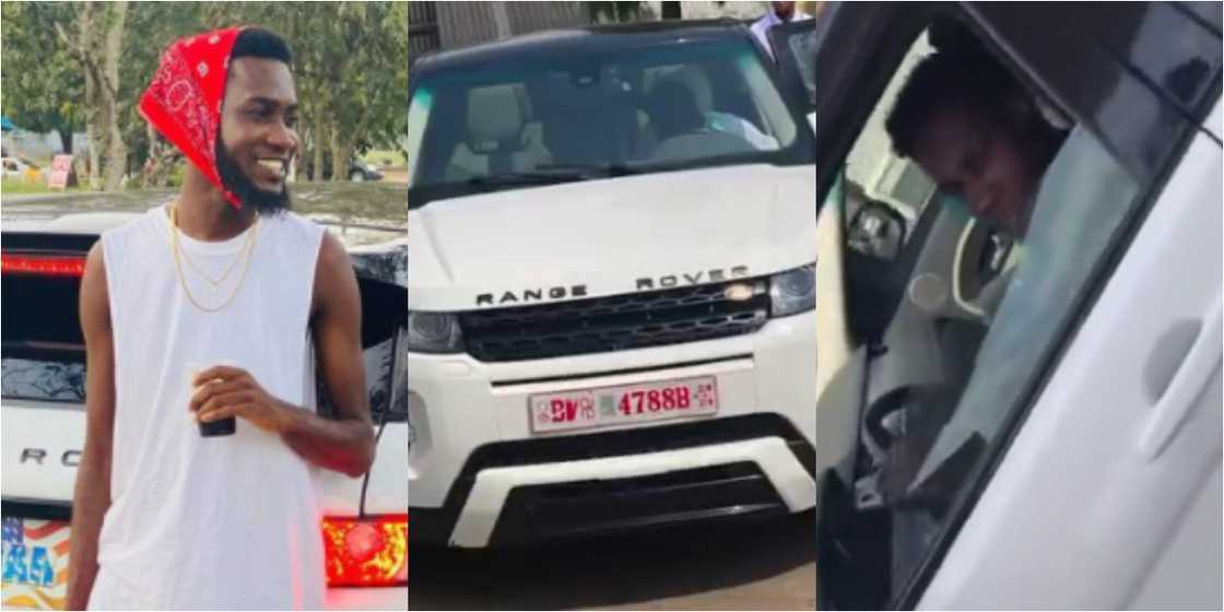 YPee: Kumerican rapper starts 2021 in new Range Rover as he flaunts luxurious car (Video) YPee: Kumerican rapper starts 2021 in new Range Rover as he flaunts luxurious car (Video)