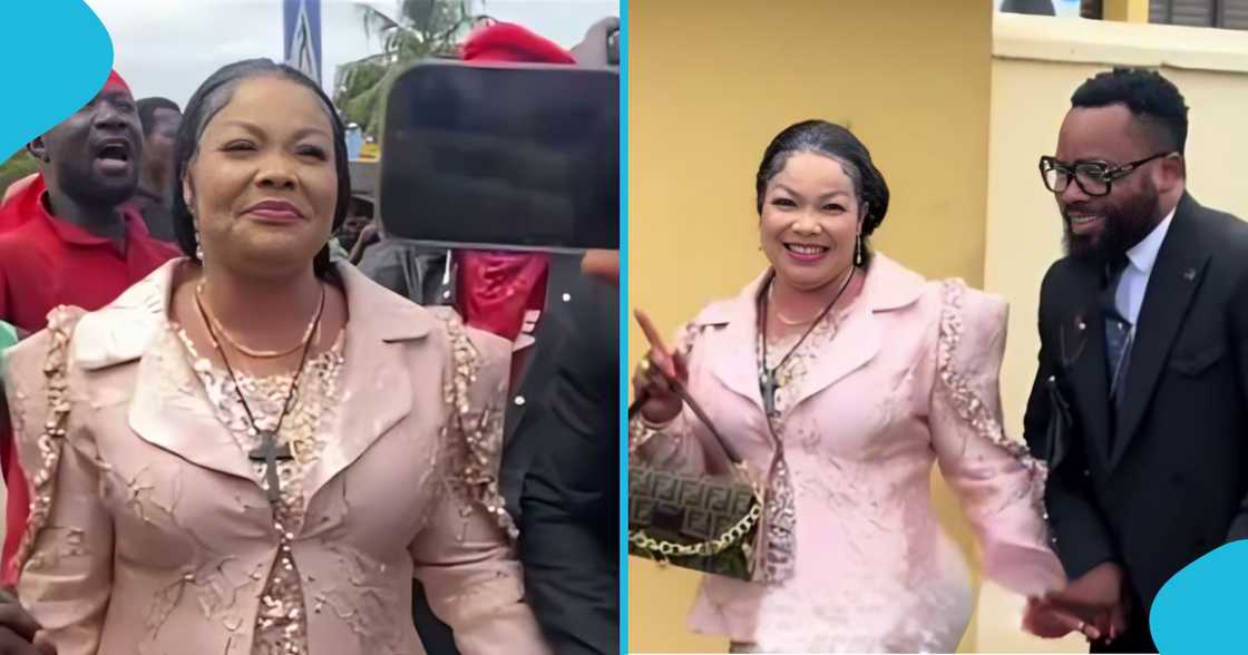 Nana Agradaa, Nana Agradaa husband, Nana Agradaa EOCO, Nana Agradaa visits EOCO, Nana Agradaa Asiamah, Agradaa EOCO premises, Angel Asiamah